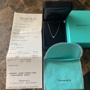 Tiffany diamond necklace